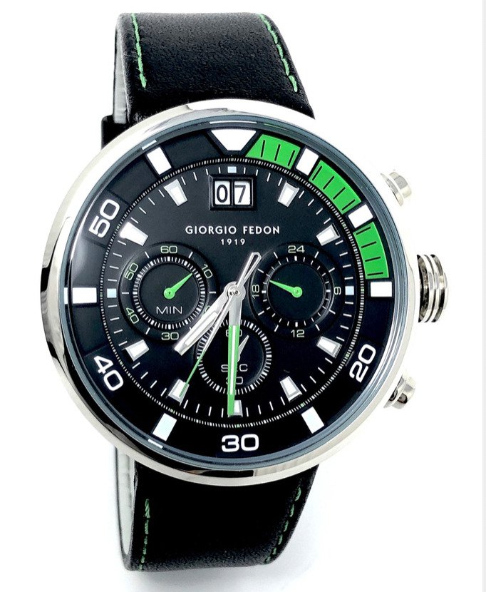 Giorgio Fedon Men's Watch Speed Timer V Green GFBQ003