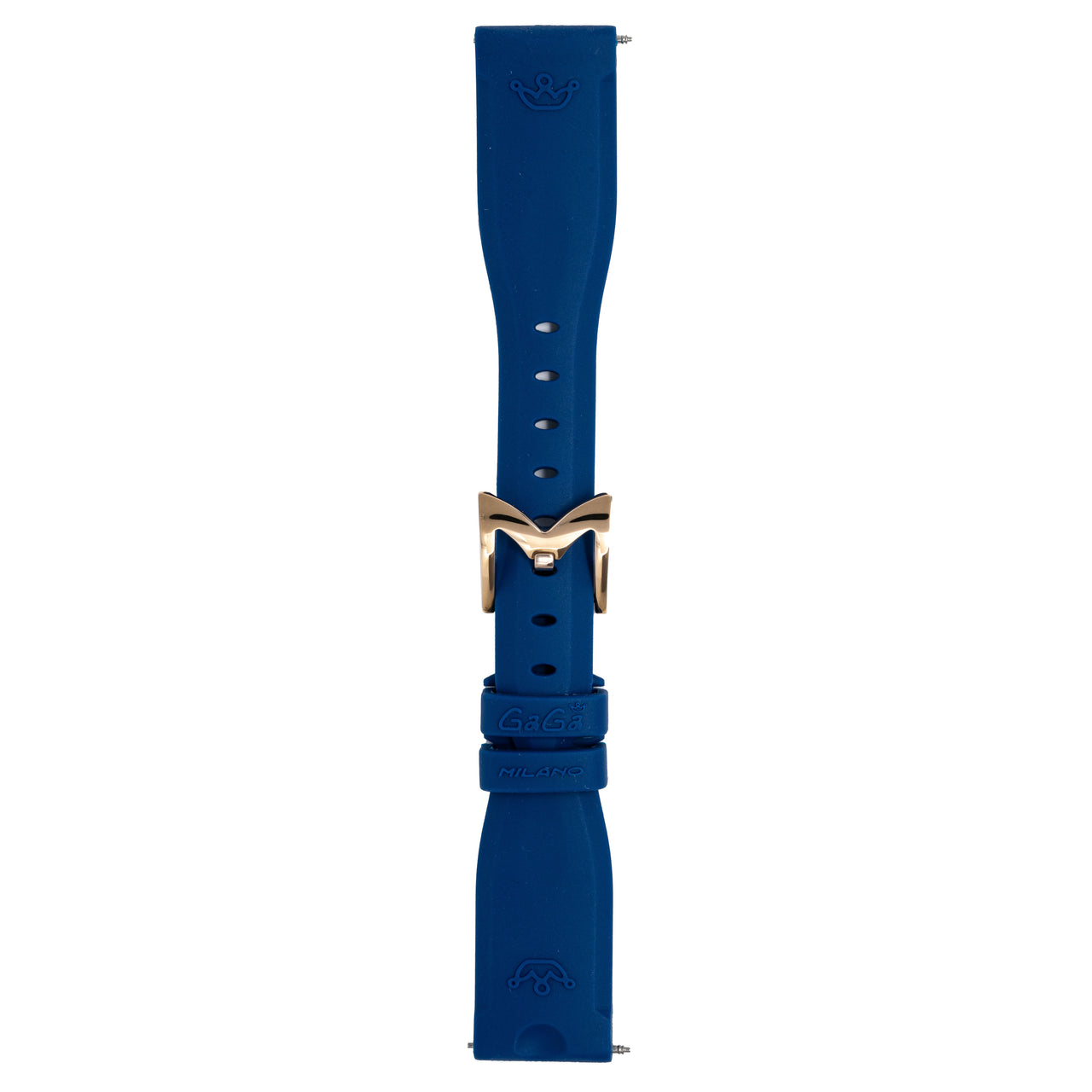 Gagà Milano Manuale 40mm Silicone Blue Watch Strap