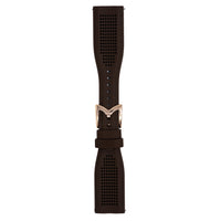 Thumbnail for Gagà Milano Manuale 48mm Mesh Silicone Brown Watch Strap