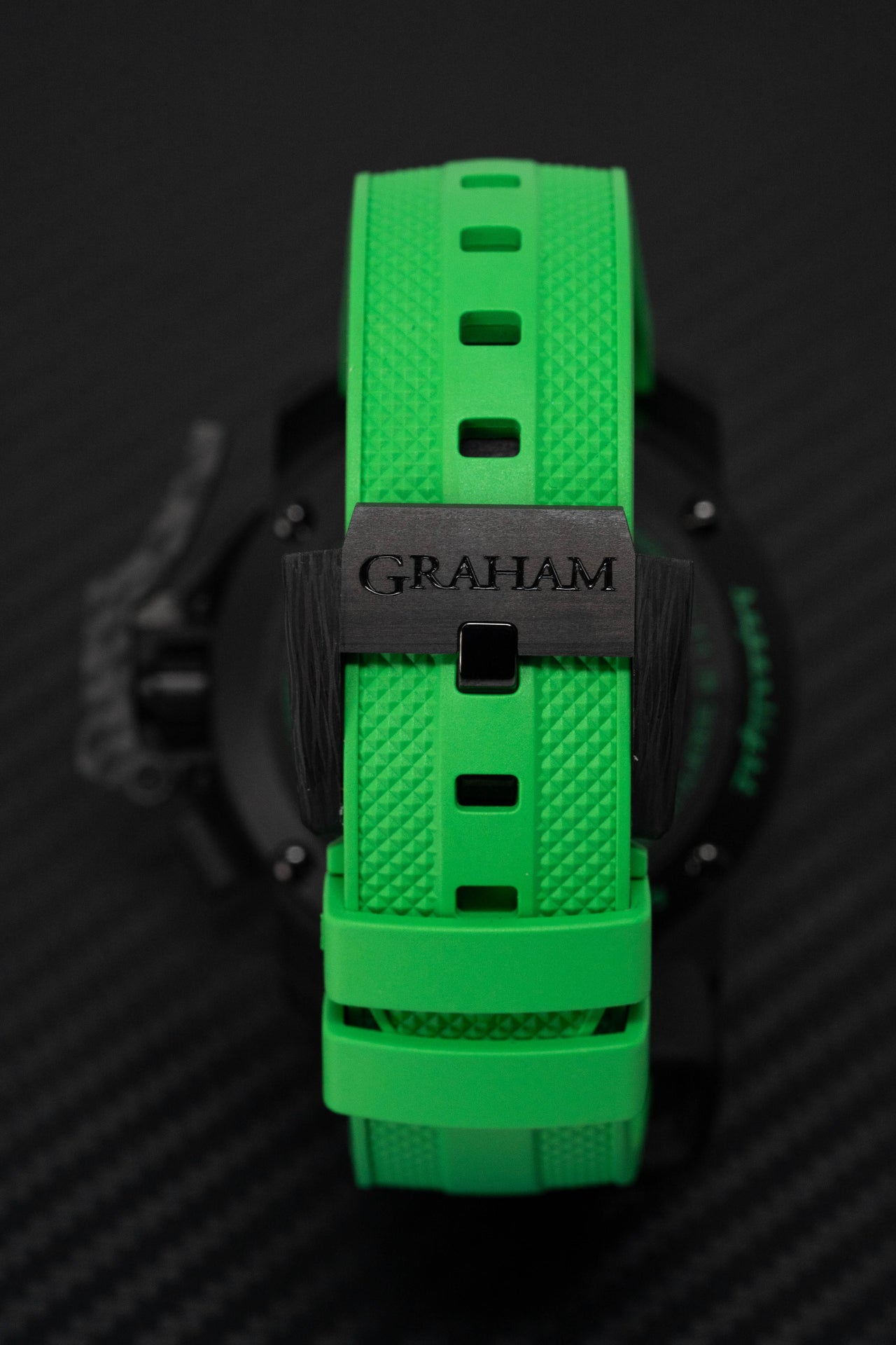 Graham Chronofighter Superlight Green Rubber
