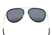 Thumbnail for Gucci Women's Sunglasses Oversized Pilot Black/Gold GG0062S-001 57