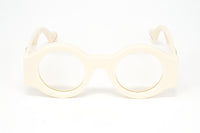 Thumbnail for Gucci Men's Sunglasses Oversized Round Chunky Ivory GG0629S-002 47