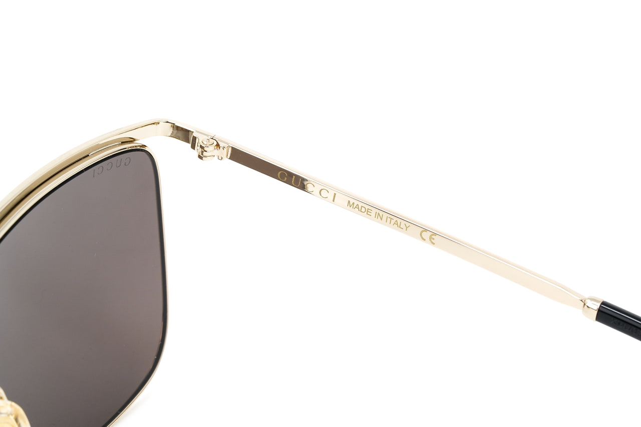 Gucci Men's Sunglasses Classic Square Gold GG0821S-001 62