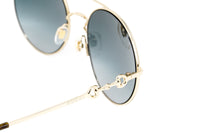 Thumbnail for Gucci Women's Sunglasses Round Gold GG0878S-001 59