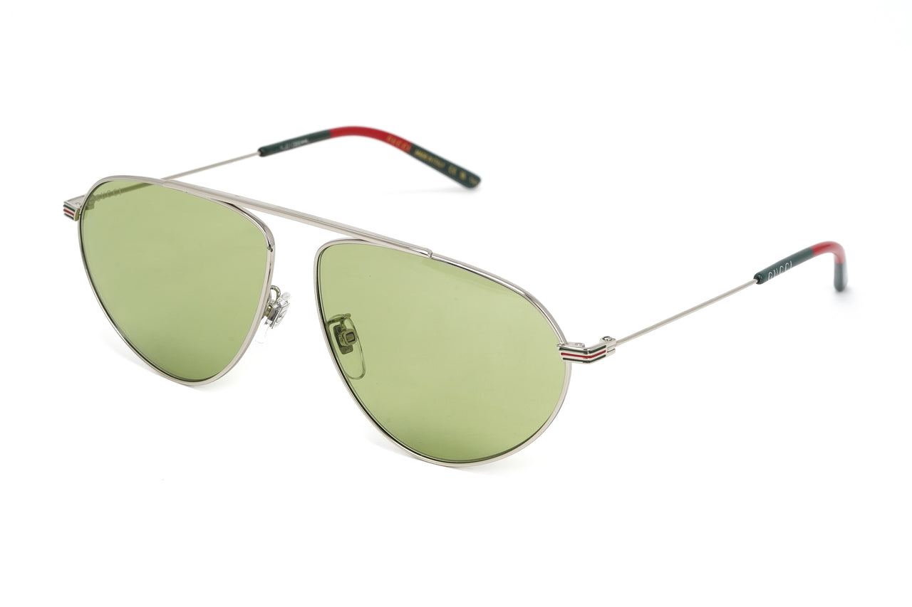 Gucci Men's Sunglasses Pilot Green GG1051S-003 61