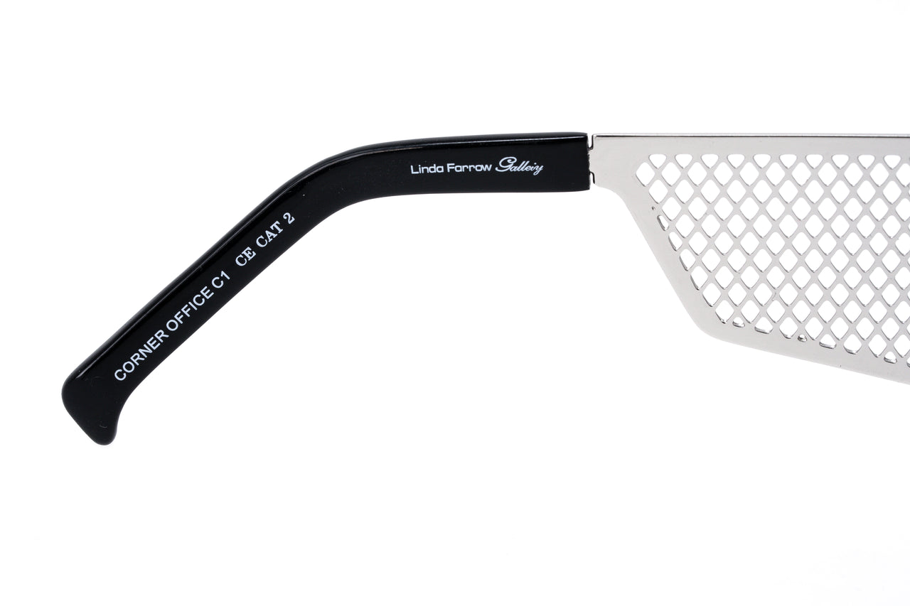 Jeremy Scott Unisex Sunglasses Corner Office Silver Special Edition
