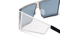 Thumbnail for Jeremy Scott Unisex Sunglasses Corner Office Silver Special Edition
