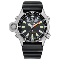 Thumbnail for Citizen Men's Watch Eco-Drive Marine Promaster Black JP2000-08E