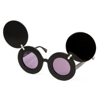 Thumbnail for Jeremy Scott x Linda Farrow Black Mickey Sunglasses JSMICKEYSUN