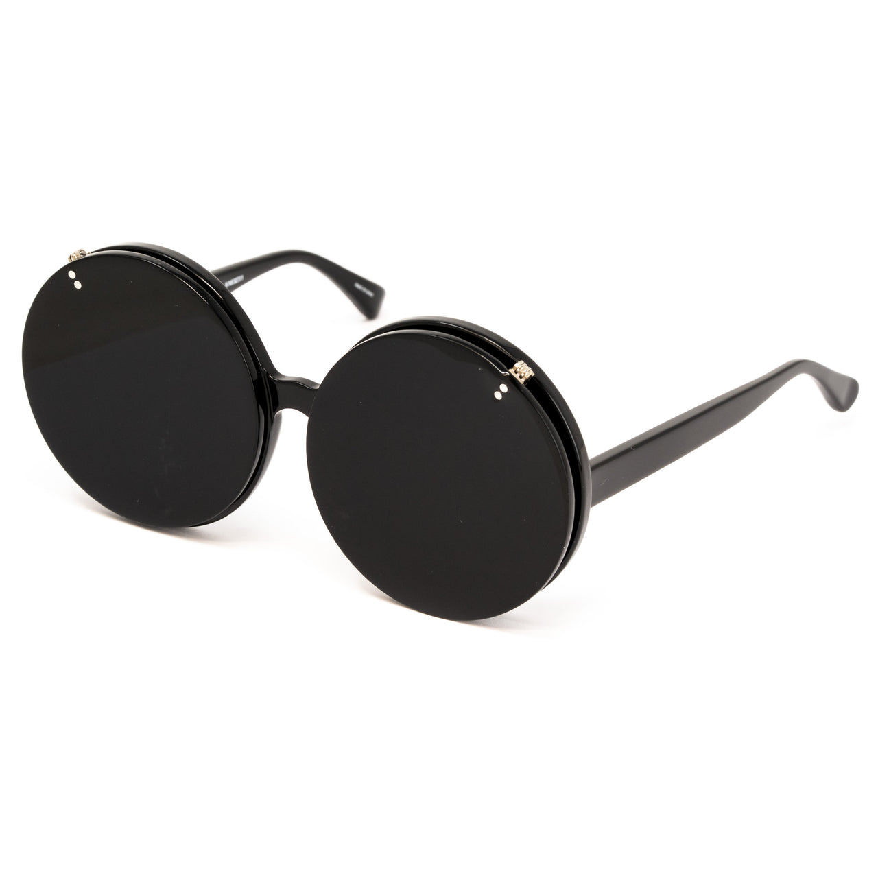 Jeremy Scott x Linda Farrow Black Mickey Sunglasses JSMICKEYSUN