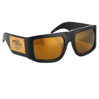 Thumbnail for Jeremy Scott Sunglasses Square Black and Orange Beverly Hills