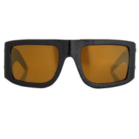 Thumbnail for Jeremy Scott Sunglasses Square Black and Orange Beverly Hills