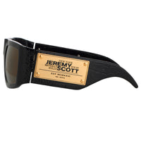 Thumbnail for Jeremy Scott Sunglasses Square Black and Orange Beverly Hills