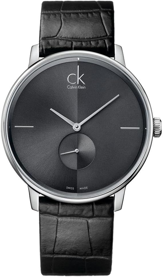 Calvin Klein Watch Accent Dress Watch Black Silver K2Y211C3