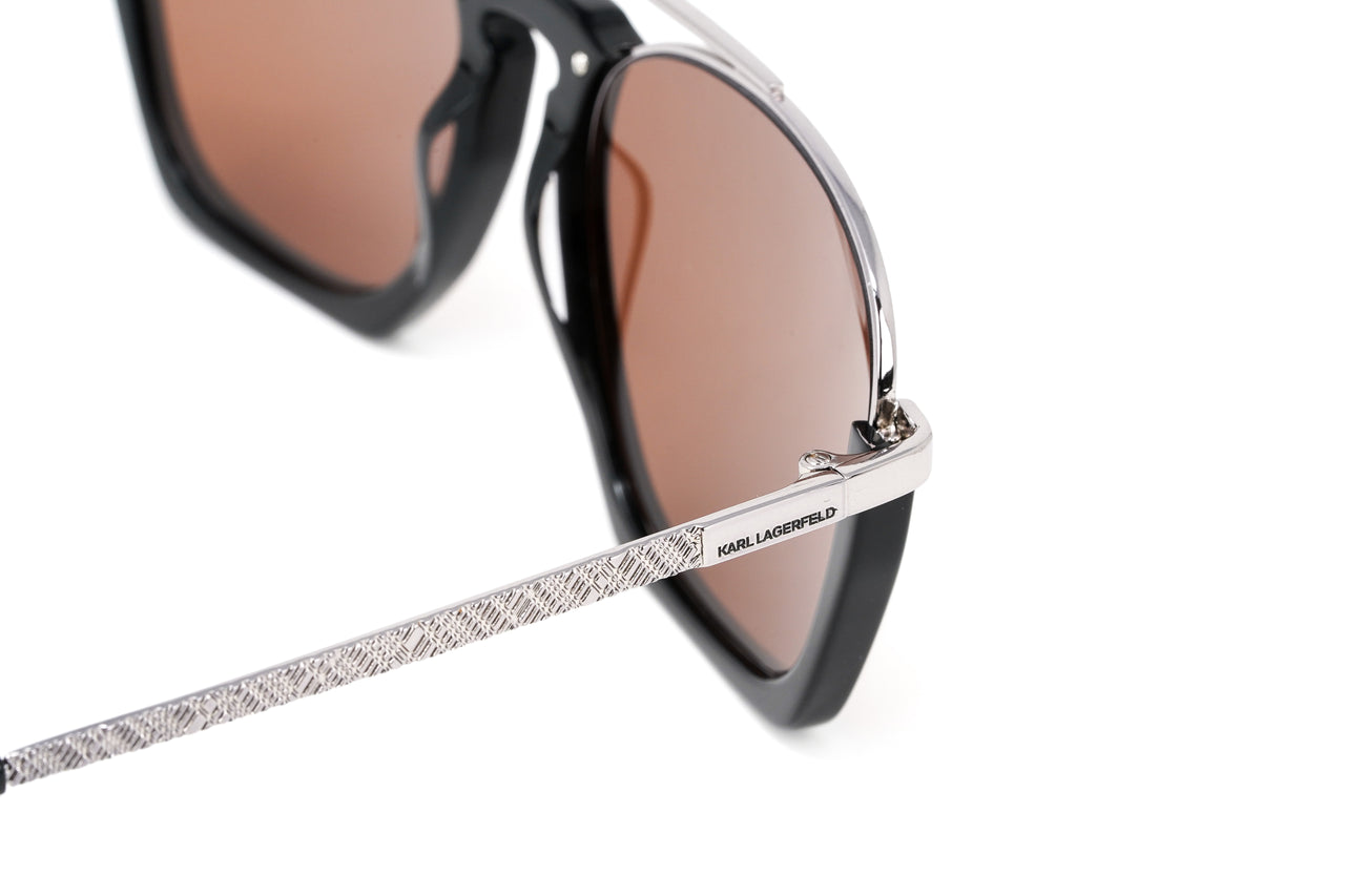 Karl Lagerfeld Women's Sunglasses Pilot Black/Steel KL 274S 529
