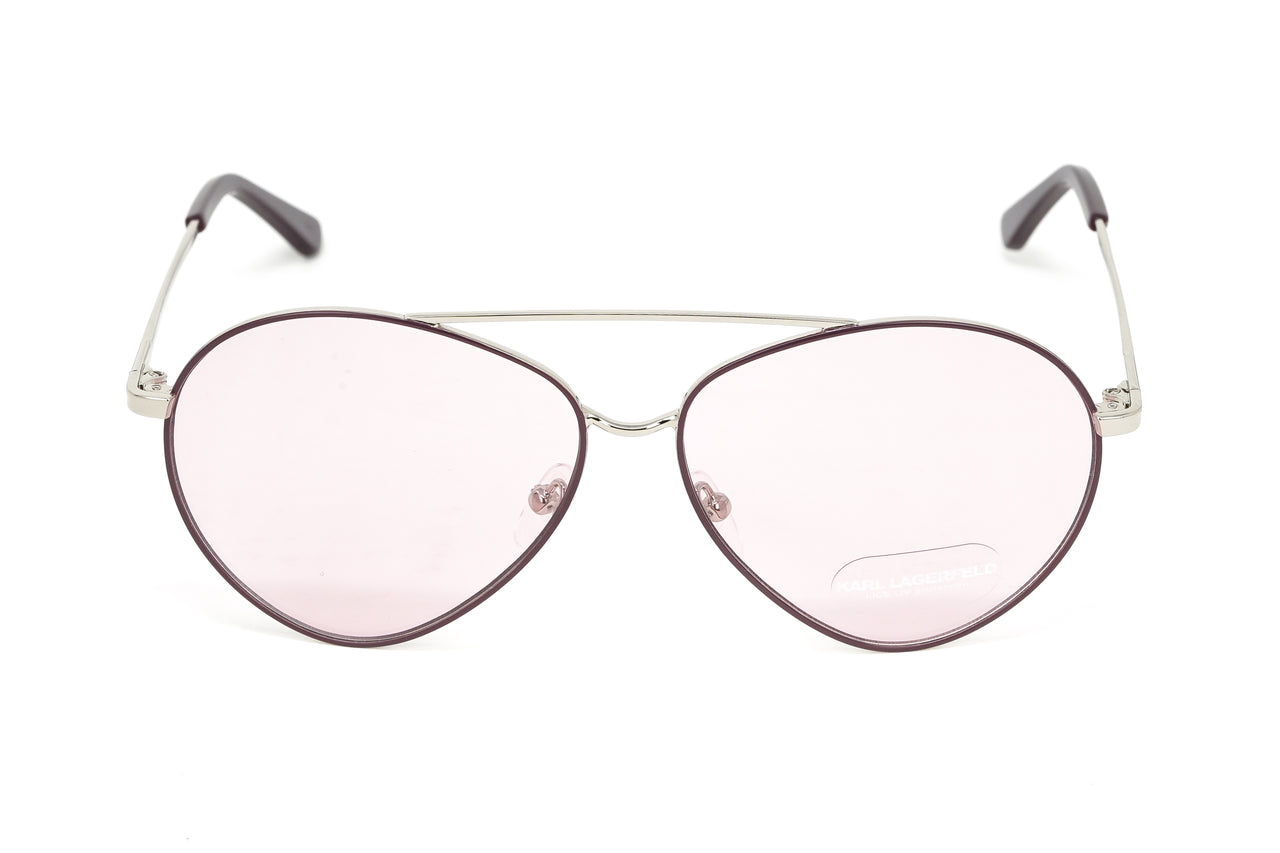 Karl Lagerfeld Women's Sunglasses Pilot Pink/Silver KL 275S 532