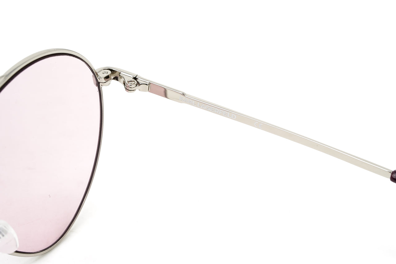 Karl Lagerfeld Women's Sunglasses Pilot Pink/Silver KL 275S 532