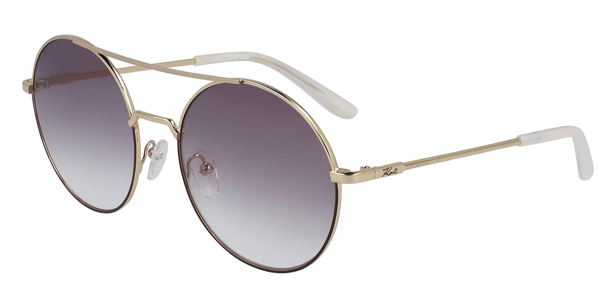 Karl Lagerfeld Women's Sunglasses Pilot Gold/Grey KL 283S 524