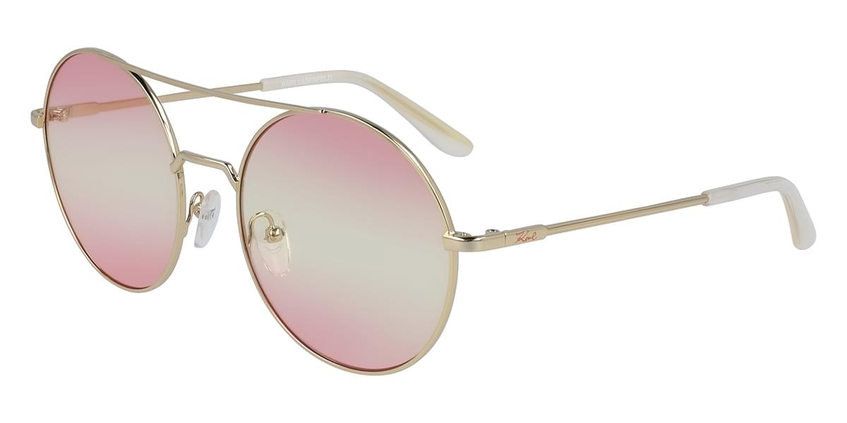Karl Lagerfeld Women's Sunglasses Pilot Gold/Pink KL 283S 533