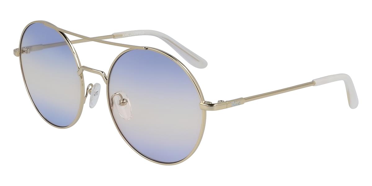 Karl Lagerfeld Women's Sunglasses Pilot Gold/Blue KL 283S 534