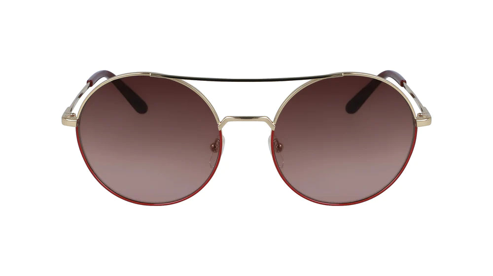 Karl Lagerfeld Women's Sunglasses Pilot Gold/Brown KL283S 506