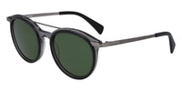 Thumbnail for Karl Lagerfeld Men's Sunglasses Oval Pilot Black/Silver KL 284S 001