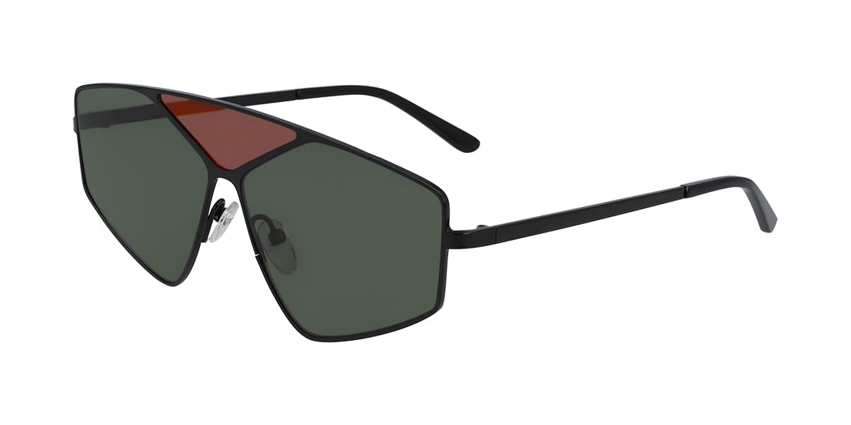 Karl Lagerfeld Women's Sunglasses Angular Pilot Black/Burgundy KL311S 001