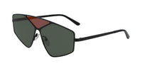 Thumbnail for Karl Lagerfeld Women's Sunglasses Angular Pilot Black/Burgundy KL311S 001