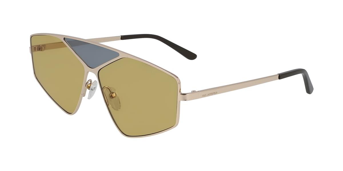 Karl Lagerfeld Women's Sunglasses Angular Pilot Gold KL 311S 718