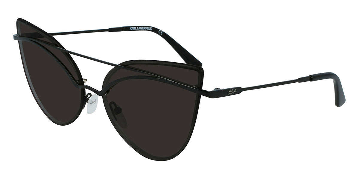 Karl Lagerfeld Women's Sunglasses Oversized Cat Eye Black KL 329S 001