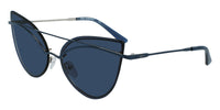 Thumbnail for Karl Lagerfeld Women's Sunglasses Oversized Cat Eye Black/Blue KL 329S 045