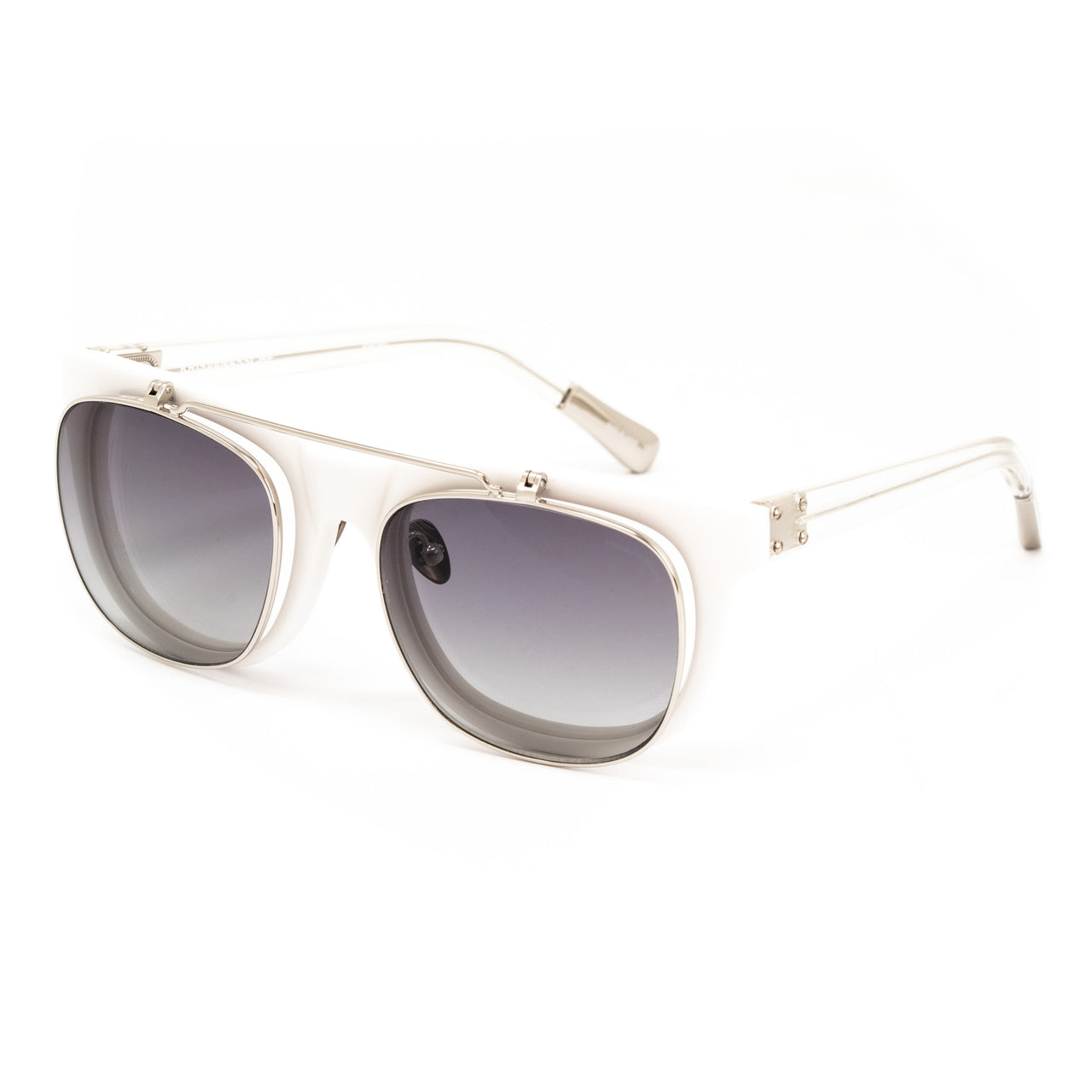 Kris Van Assche x Linda Farrow White Sunglasses KVA14C3SUN