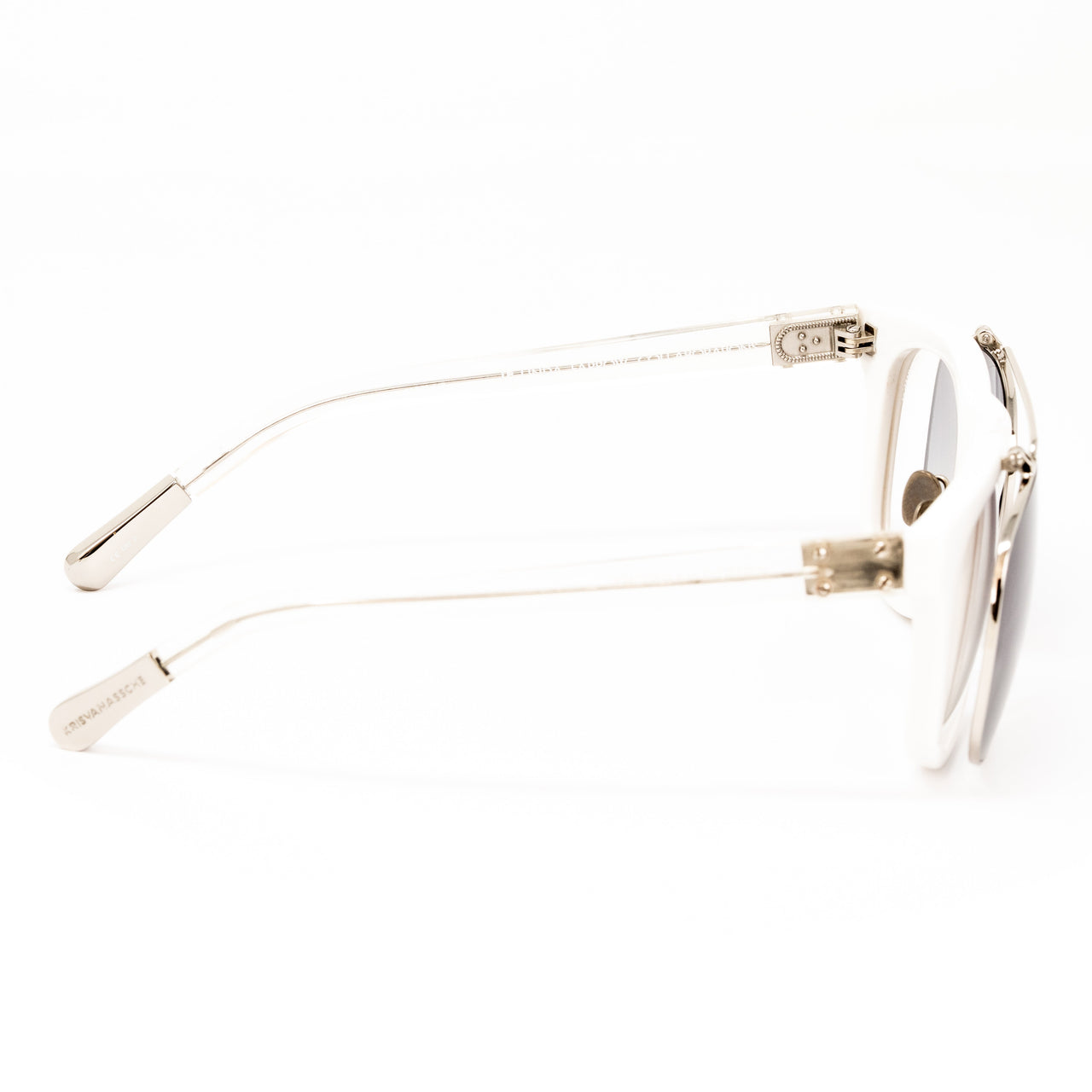 Kris Van Assche x Linda Farrow White Sunglasses KVA14C3SUN