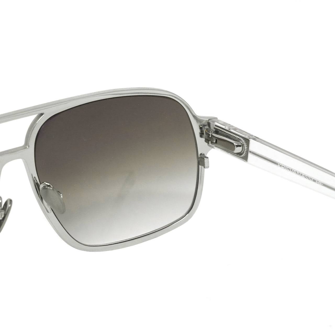 Kris Van Assche x Linda Farrow Grey Sunglasses KVA2C4SUN
