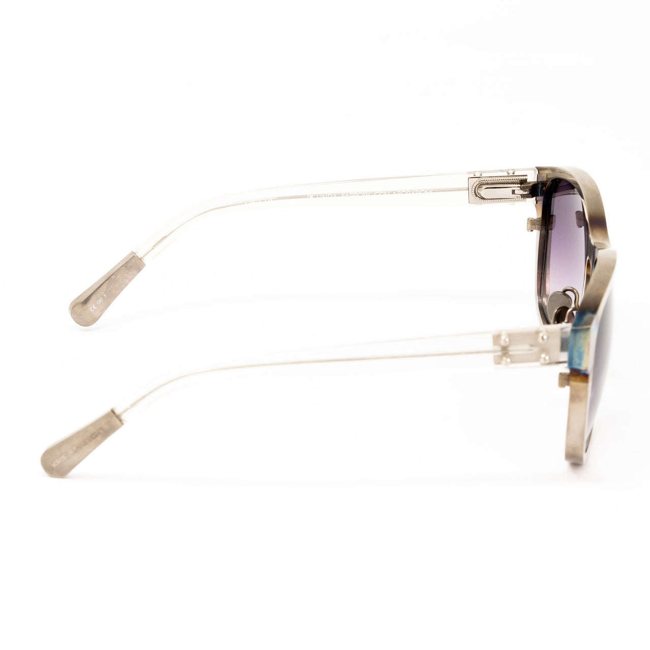 Kris Van Assche x Linda Farrow Steel Sunglasses KVA3C5SUN