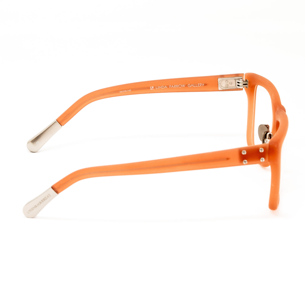 Kris Van Assche x Linda Farrow Orange Eyeglasses KVA44C14OPT