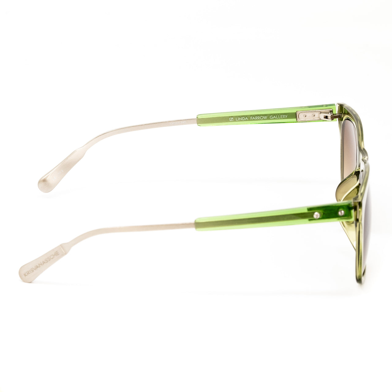 Kris Van Assche x Linda Farrow Green Sunglasses KVA59C6SUN