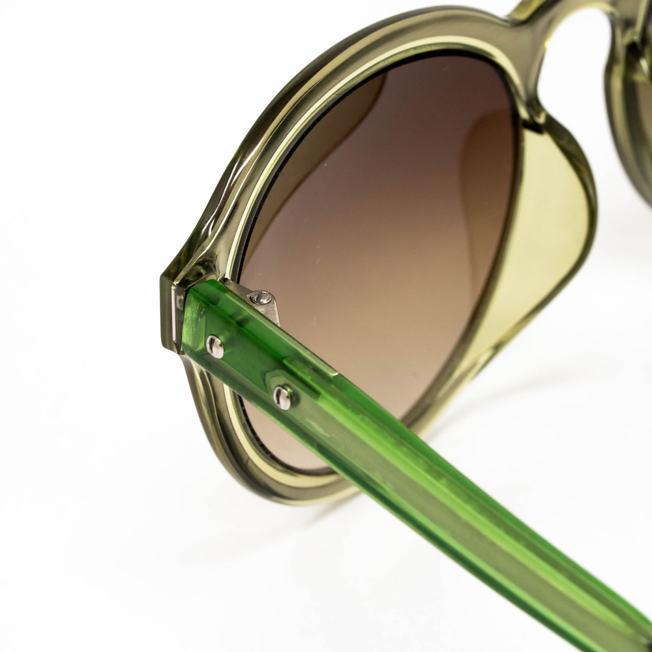 Kris Van Assche x Linda Farrow Green Sunglasses KVA60C6SUN