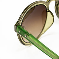 Thumbnail for Kris Van Assche x Linda Farrow Green Sunglasses KVA60C6SUN