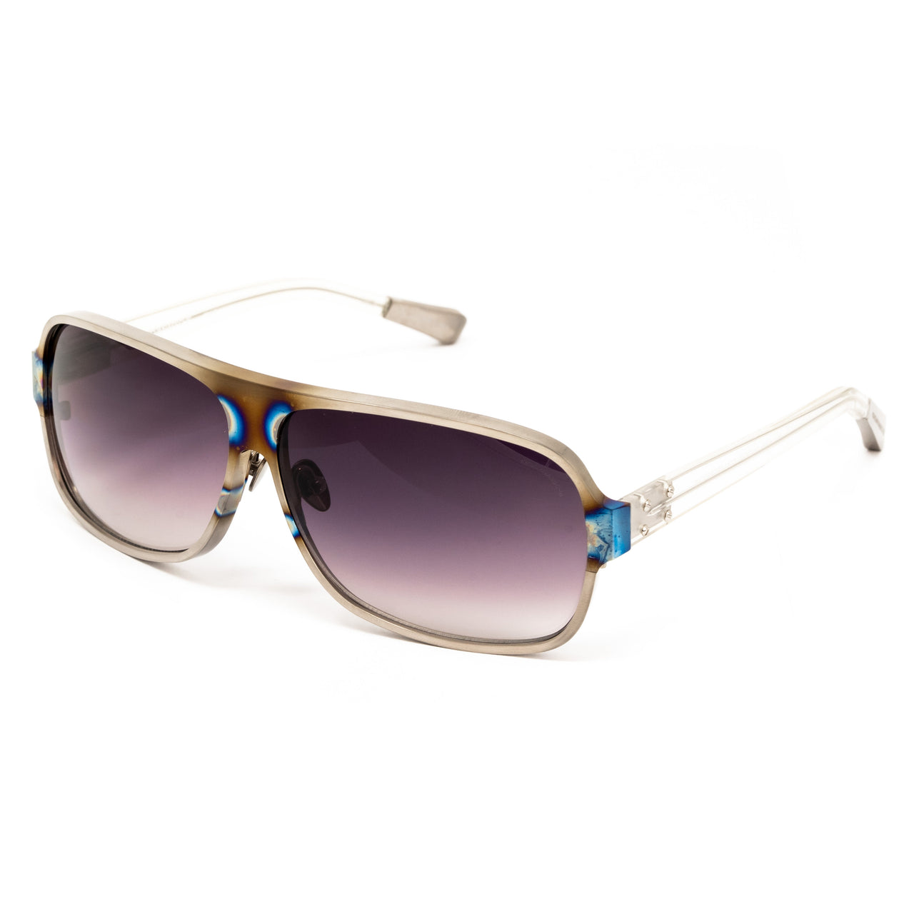 Kris Van Assche x Linda Farrow Purple Sunglasses KVA6C5SUN