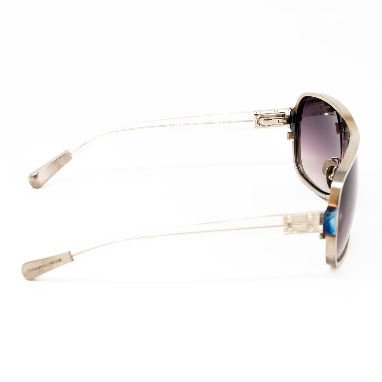 Kris Van Assche x Linda Farrow Purple Sunglasses KVA6C5SUN