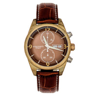 Thumbnail for Visconti Men's Watch Roma 60s Chronograph 42mm Orange Brown KW21-06