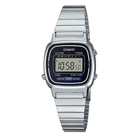 Thumbnail for Casio Ladies Watch Digital Vintage Classic Flat Link Black LA670WD-1DF