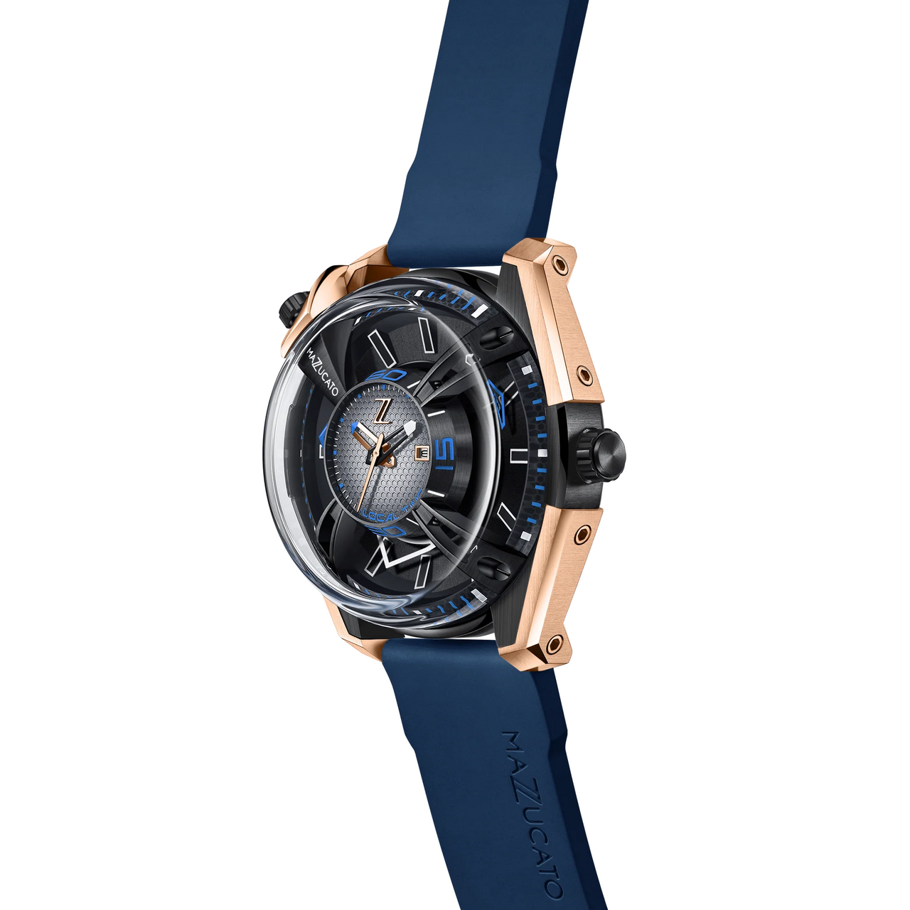 Mazzucato Watch Automatic LAX Limited Edition Dual Time 02-RG