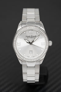 Thumbnail for Louis Erard Watch Ladies Heritage Sport Diamond Silver 20100SE01.BMA17