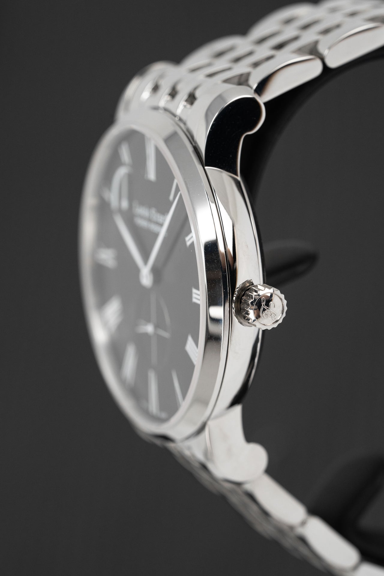 Louis Erard Watch Men's Mechanical Automatic Excellence Black Steel 50