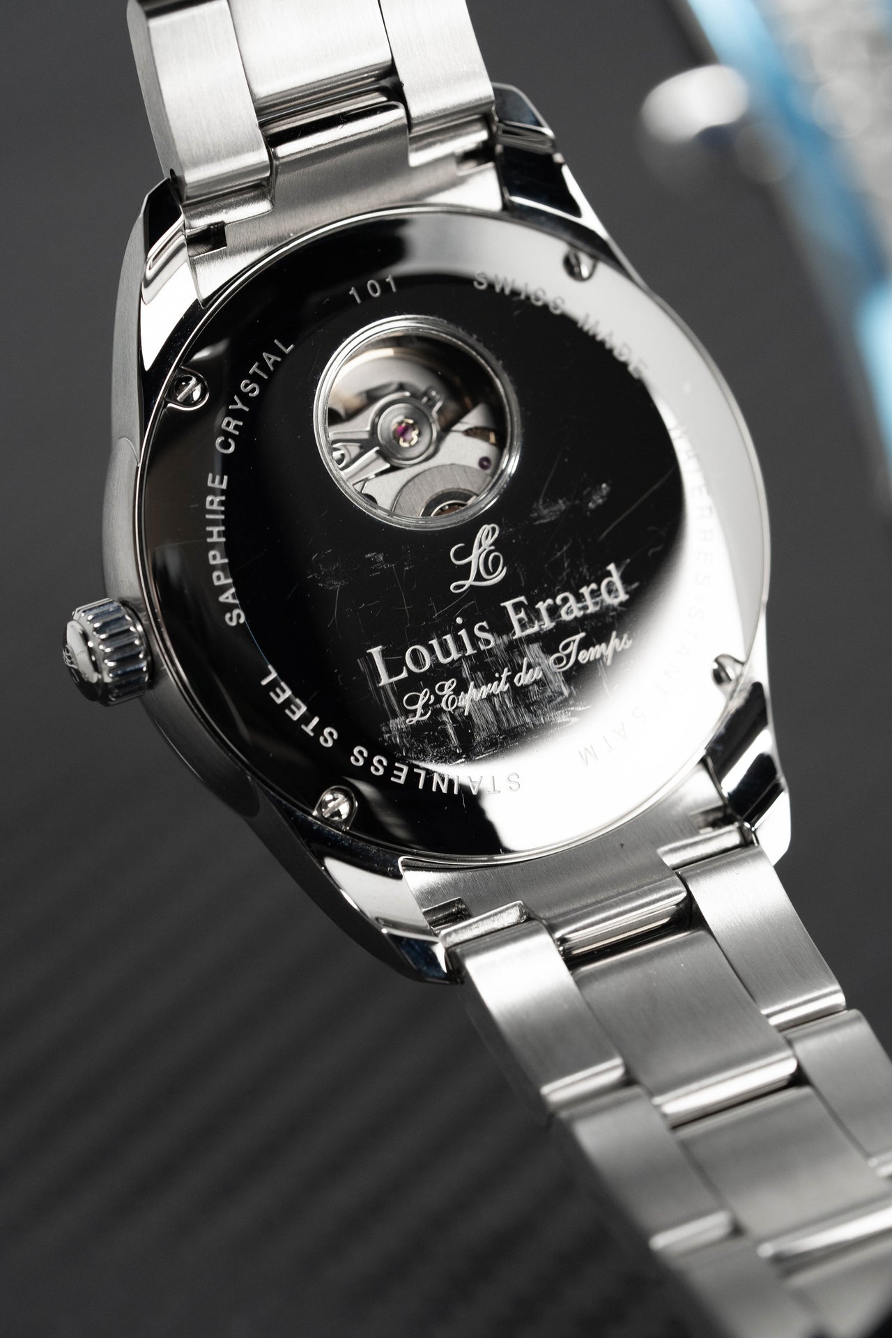Louis Erard Watch Men's Automatic Heritage Diamond Mother of Pearl 69101SE04.BMA19