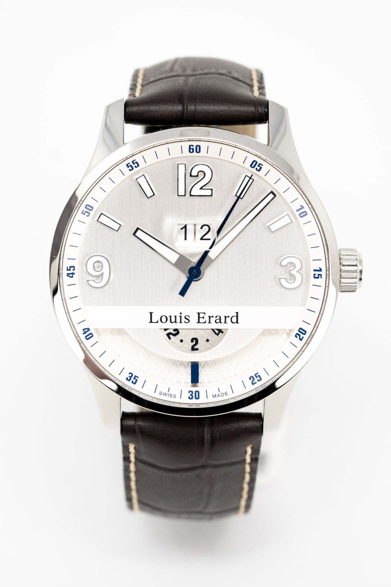 Louis Erard Men's Watch Dual Time 1931 Silver 82224AA01.BDC52