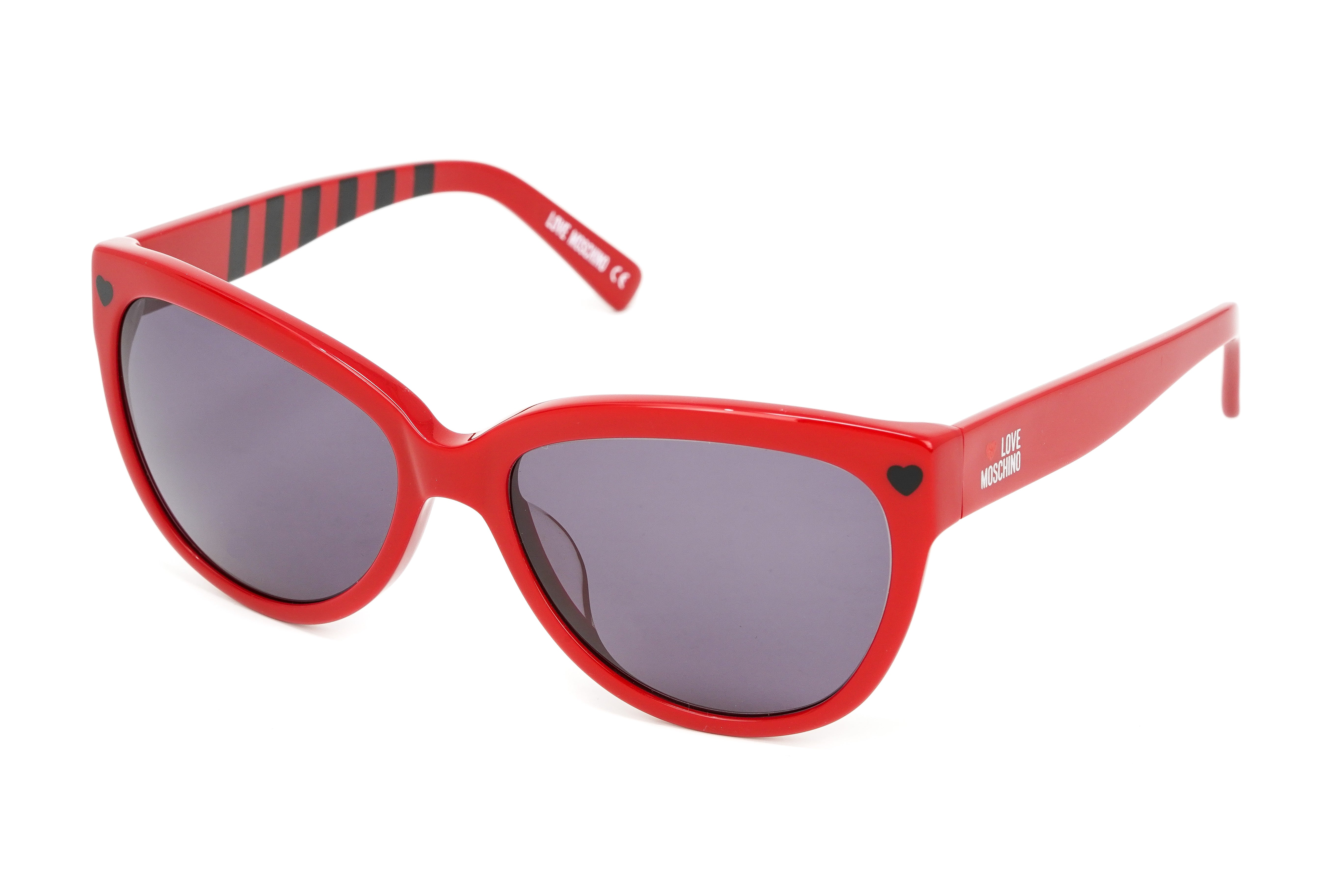 Love Moschino Women's Sunglasses Oversized Cat Eye Red ML53204 04