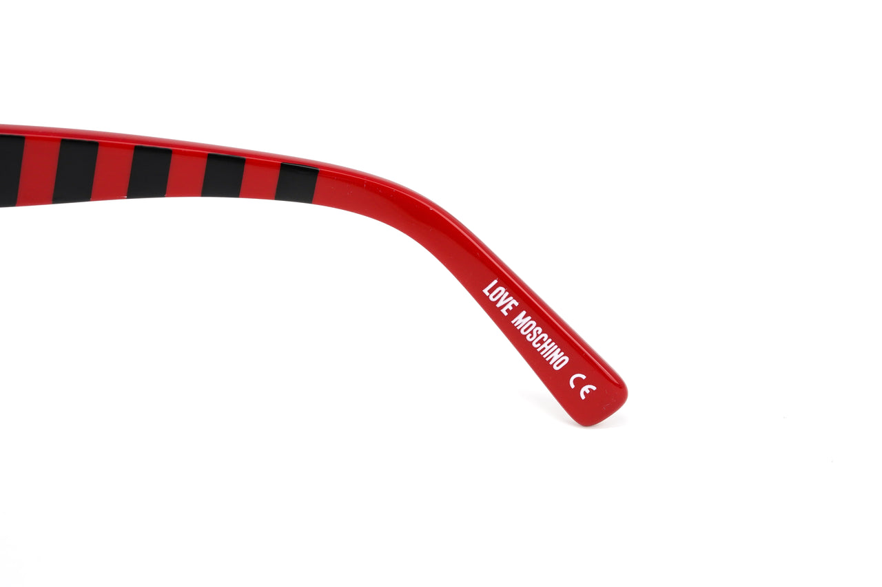 Love Moschino Women's Sunglasses Oversized Cat Eye Red ML532S04SA